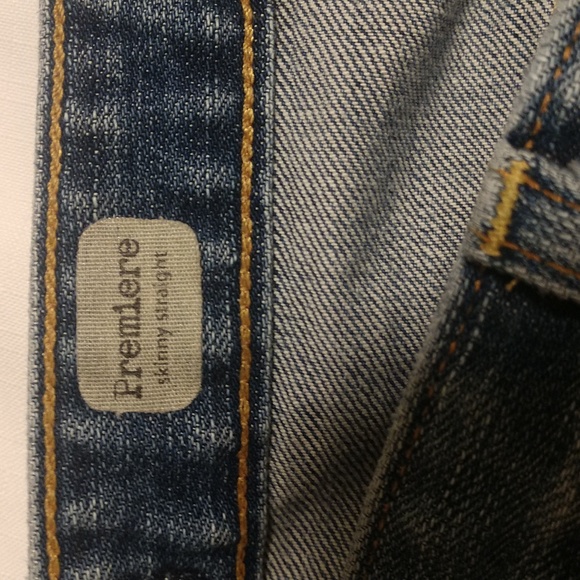 AG Adriano Goldschmied Premiere Skinny Straight Distressed Jeans Size 26 - Picture 10 of 12